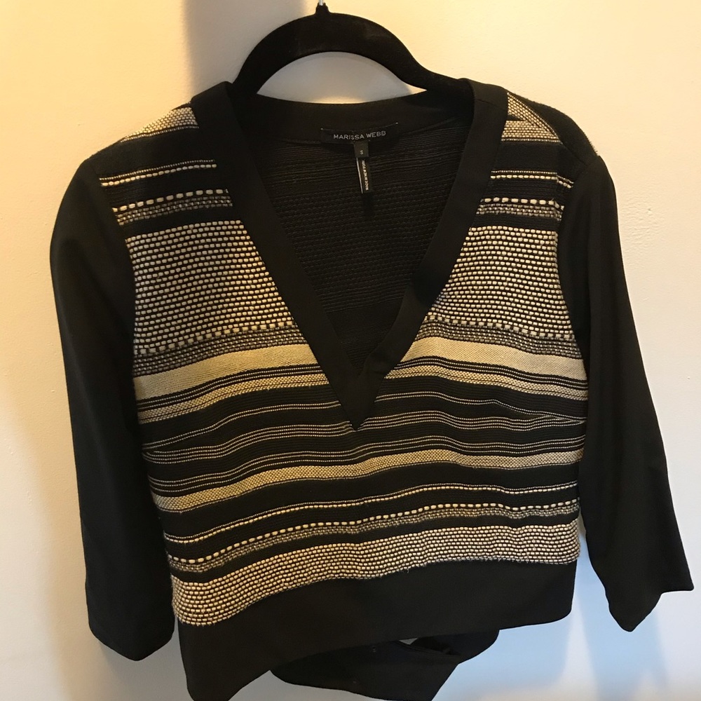 Black and white top